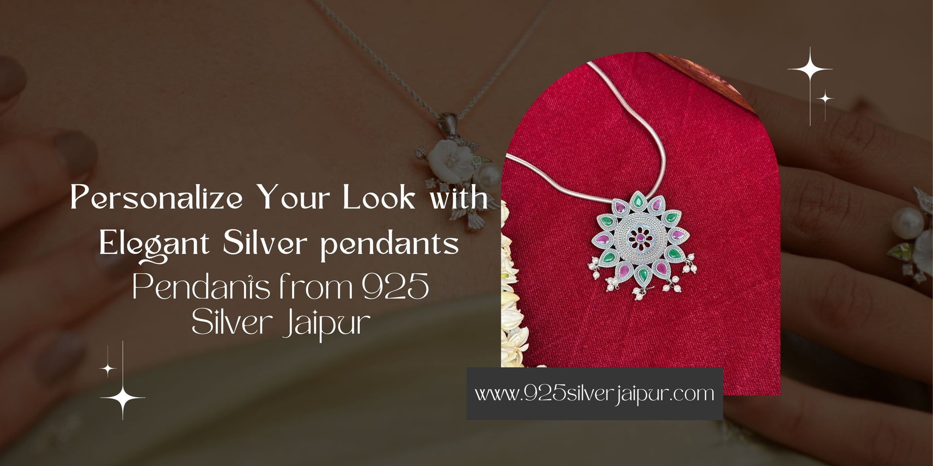 Personalize Your Look with Elegant Silver Pendants from 925 Silver Jaipur