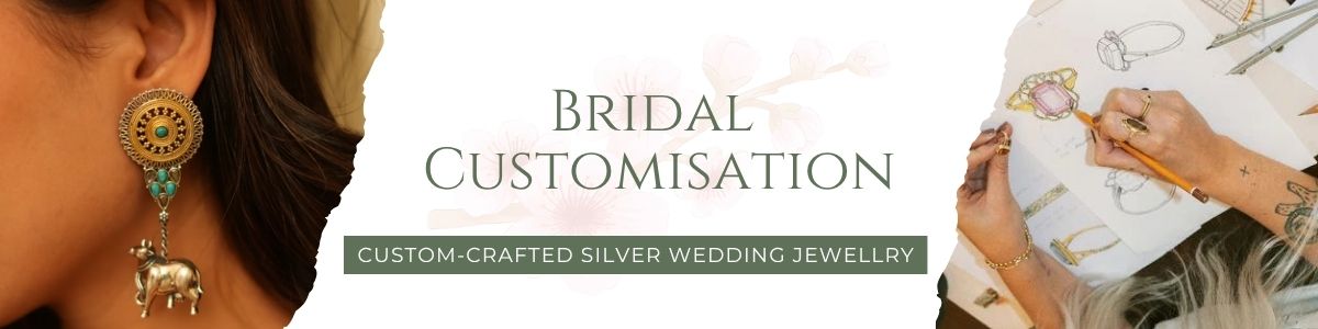 Customized Bridal Silver Jewellery from 925 Silver Jaipur