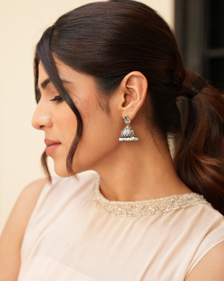 Oxidised Silver Earrings