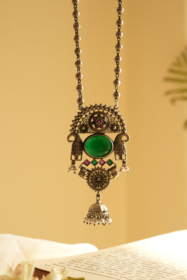 Oxidised Silver Pendant