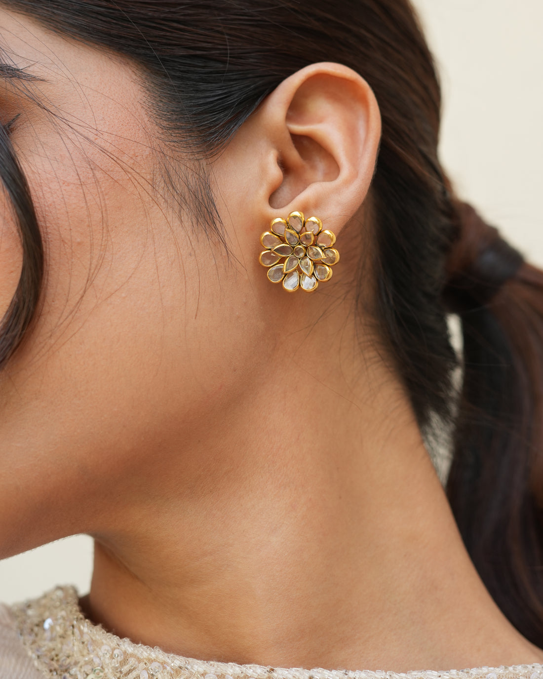 Floral Stud Earring