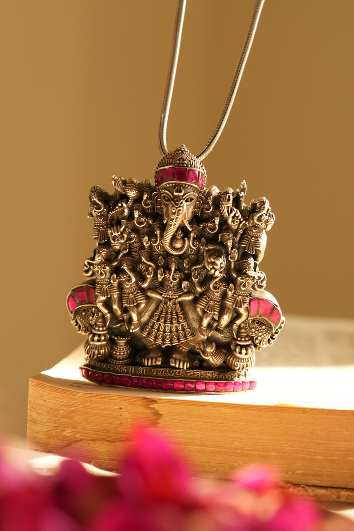 Ganesha Silver Pendant 