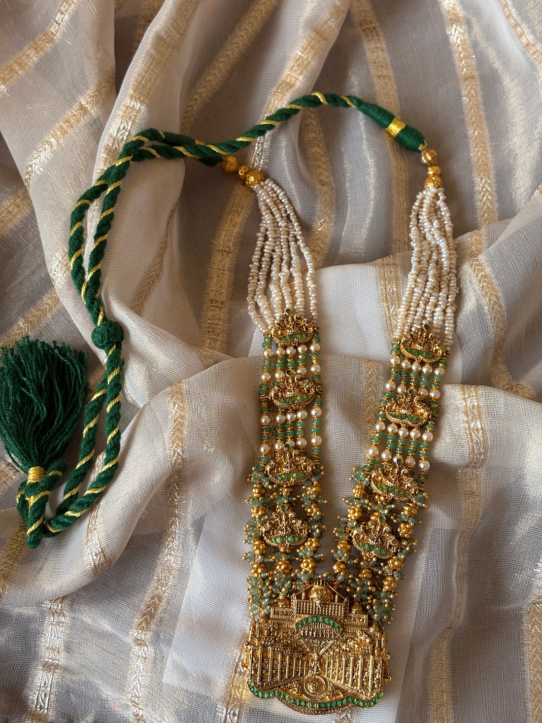 Green Temple Nagas Necklace