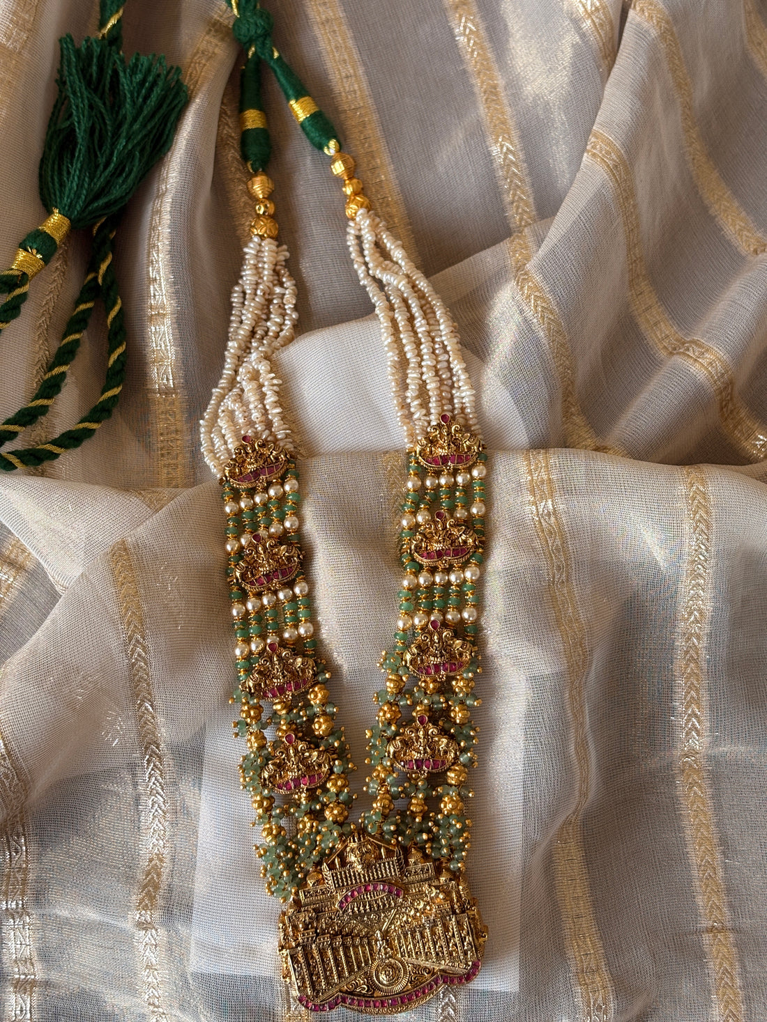 Red Temple Nagas Necklace