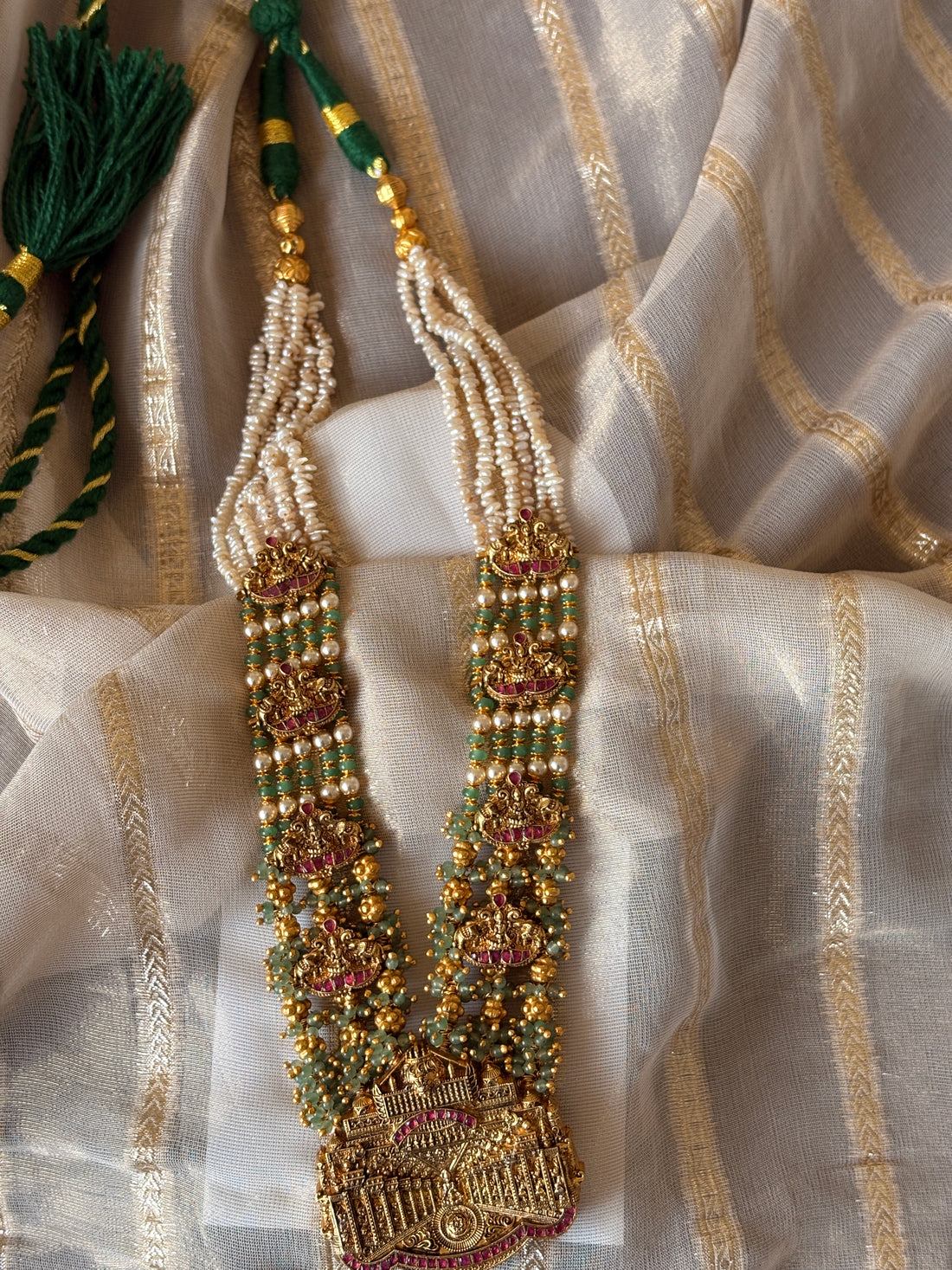 Red Temple Nagas Necklace