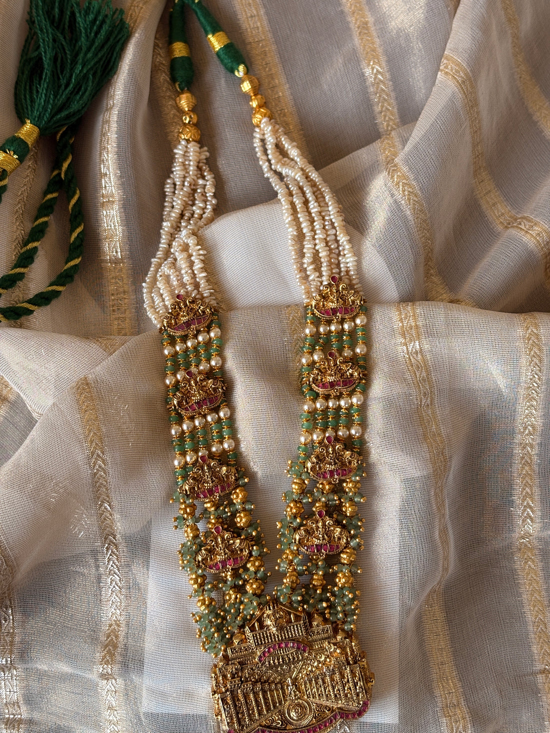 Red Temple Nagas Necklace