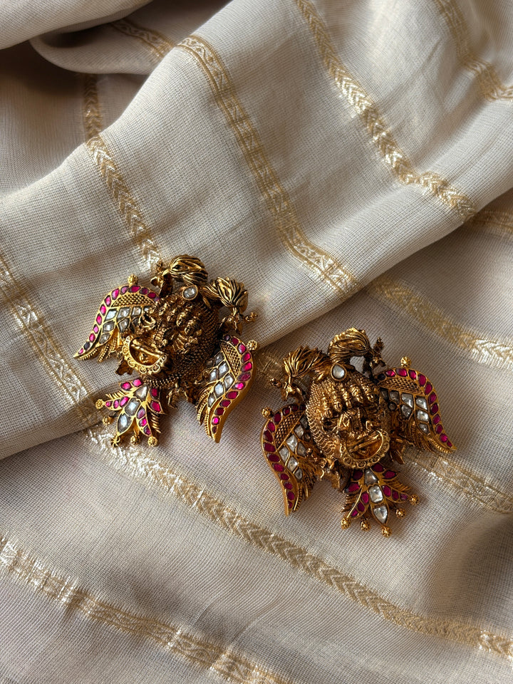 Exclusive Garuda Kundan Nagas Pendant