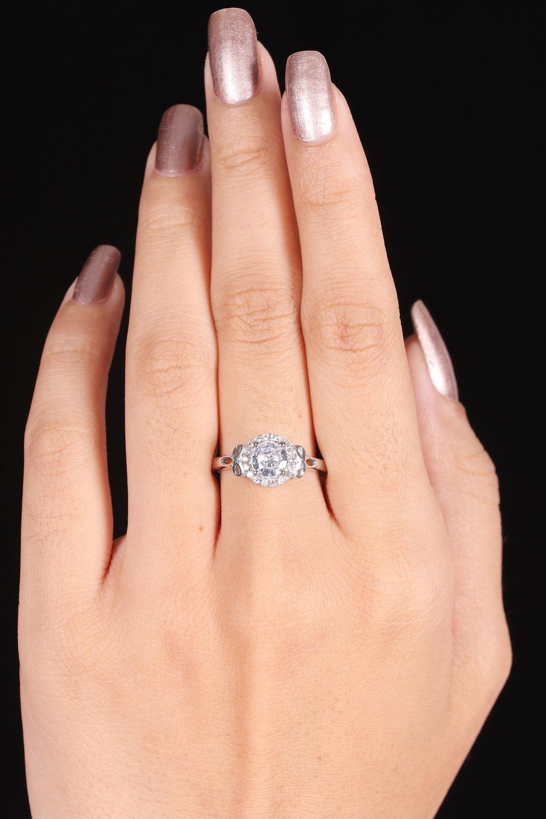 CZ Stone Silver Ring