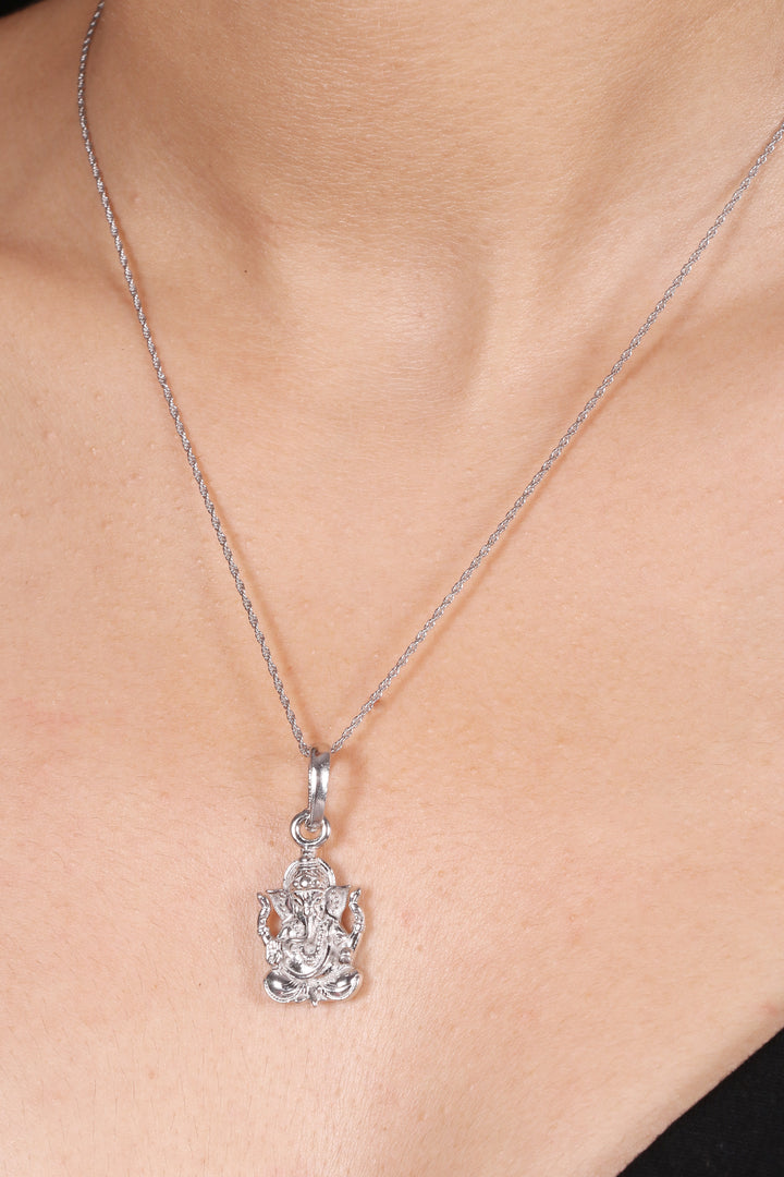 Silver Lord Ganesh Pendant