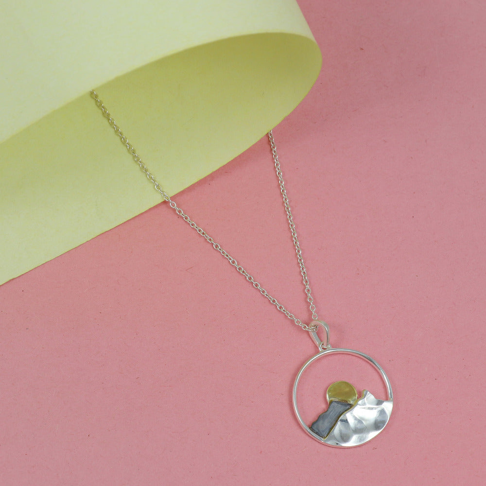 Silver Mountain pendant