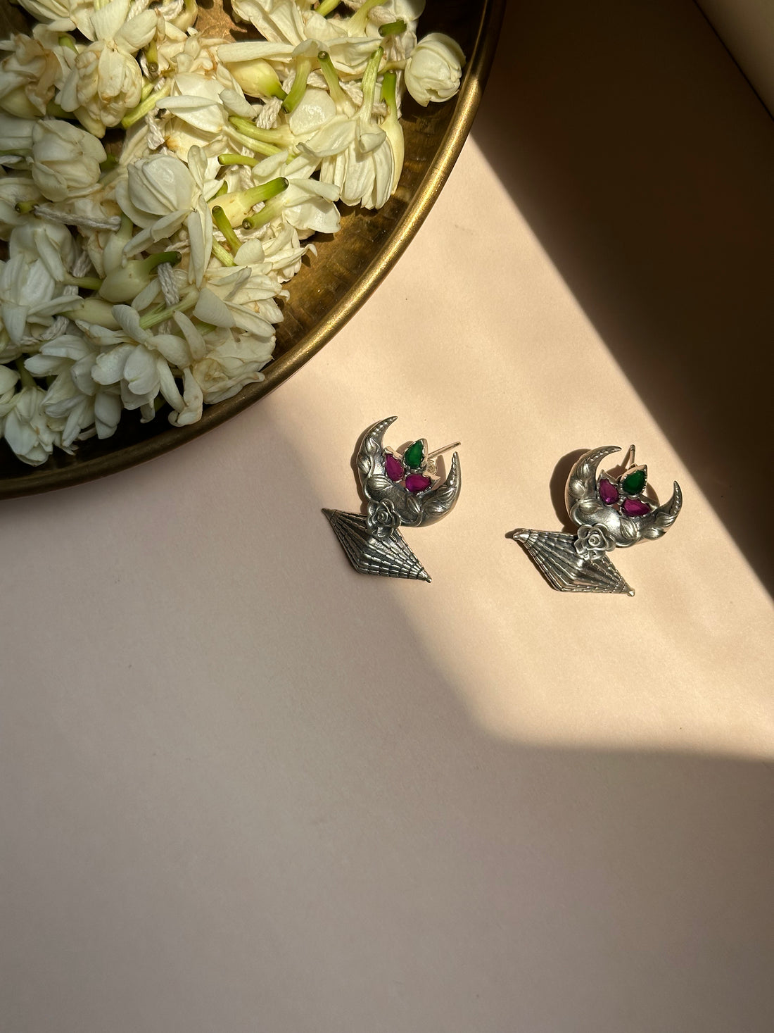 Silver Oxidised Earrings