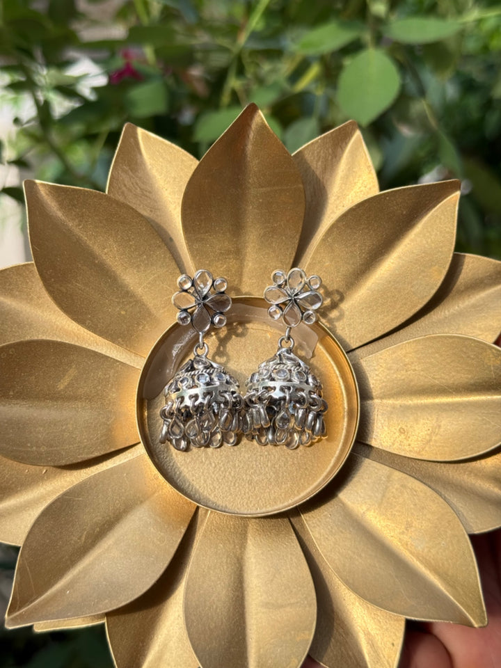 Silver Mirror Earrings