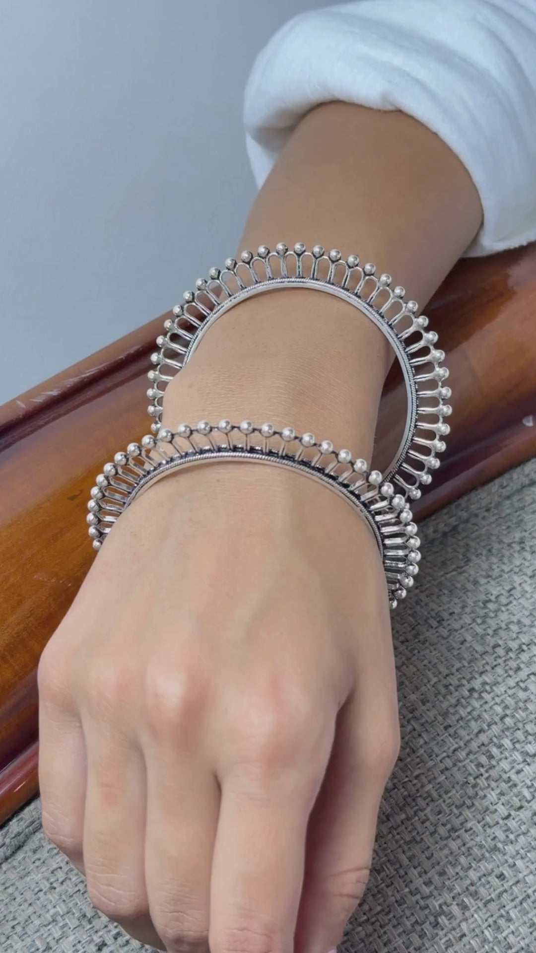 925 Silver Baali Bangle
