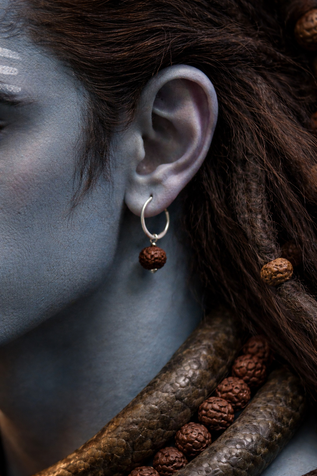 Silver Rudraksha Bali for Protection and Positivity