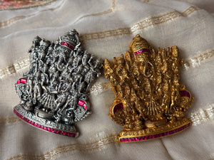 Antique Ganesha Silver Pendant Without Chain – A Divine Expression of Art by 925 Silver Jaipur