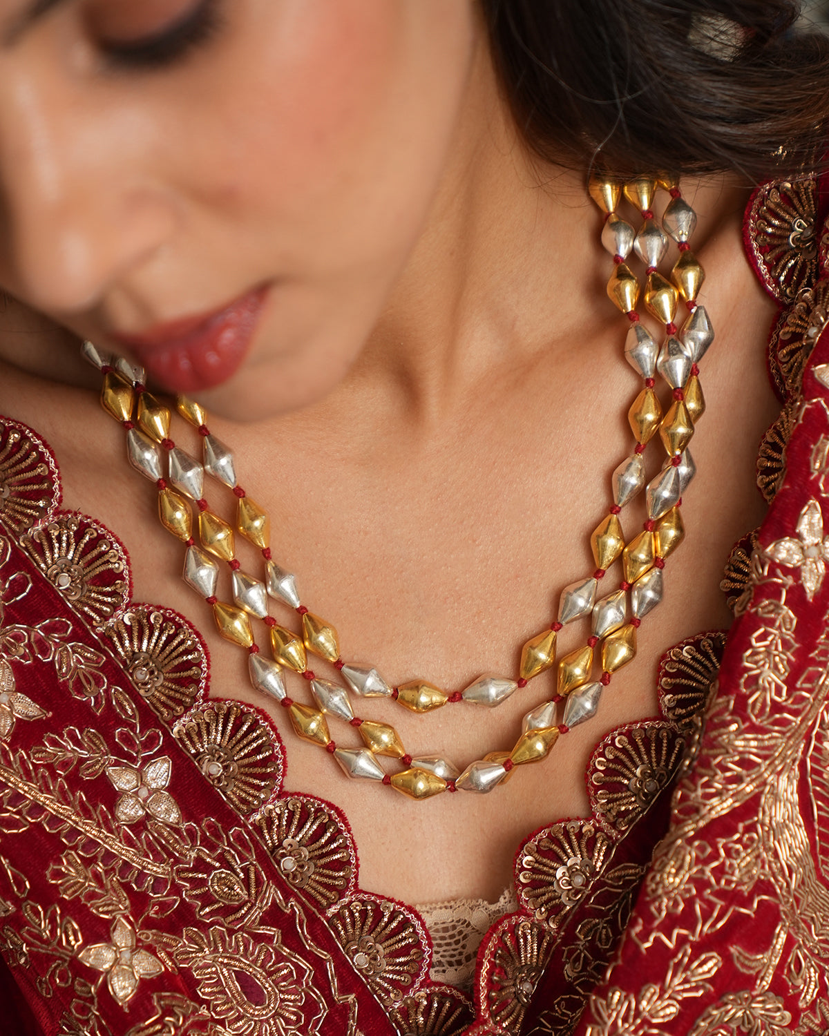 Feel Like Your Necklace Is Missing Something? Try Layering with Dholki Beads