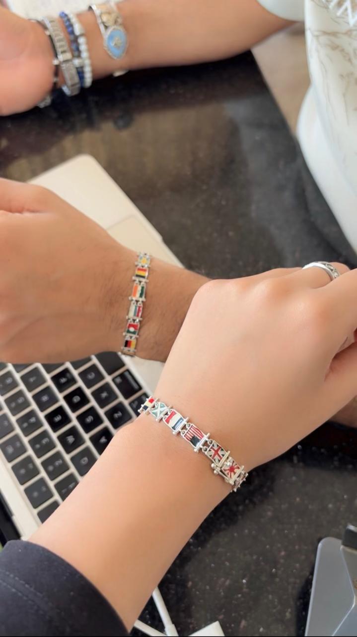 Silver Traveler Bracelet: Carry Your Journey Wherever You Go