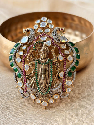 Celebrate Janmashtami with a Divine Shrinath Ji Pendant in 925 Silver