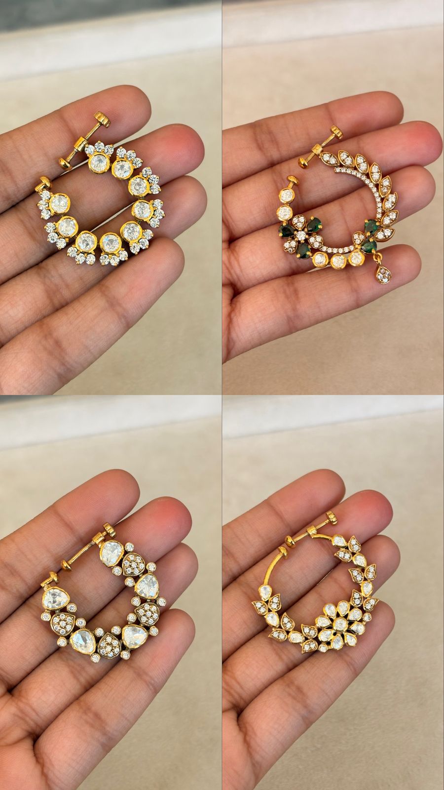 925 Silver Nosepin for Wedding – Premium Jaipur Bridal Collection