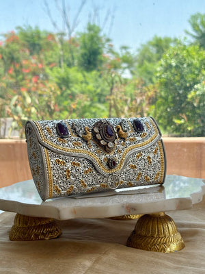 Silver Dual-Tone Purses: Where Luxury Meets Fusion Elegance