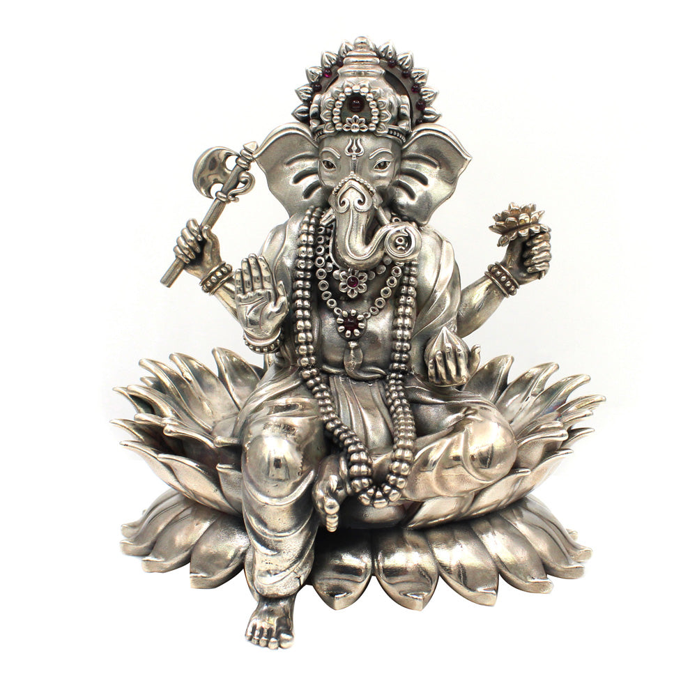 silver ganesh