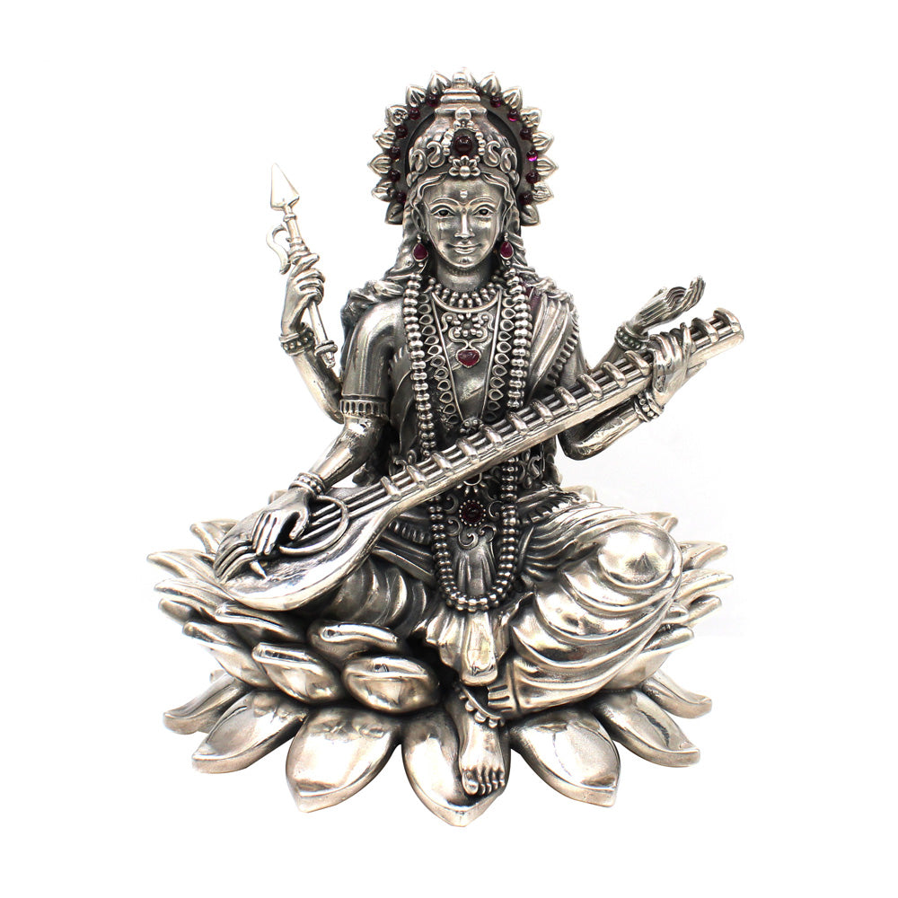 Silver Saraswati