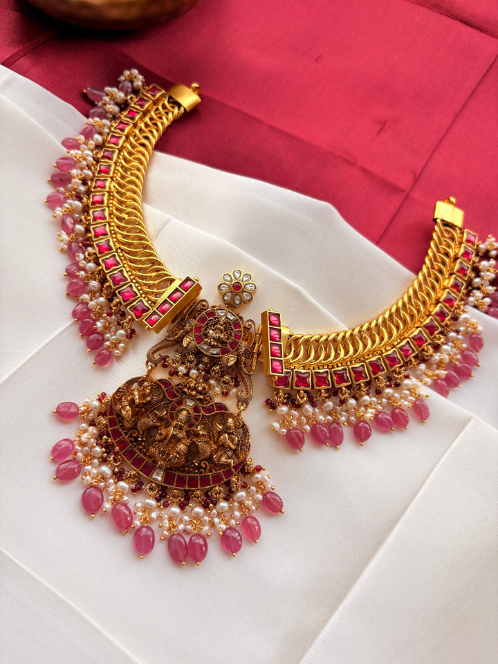 92.5 Silver South Indian Temple Necklace