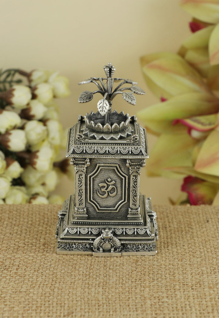 Silver Tulsi Kota for Mandir & gifting