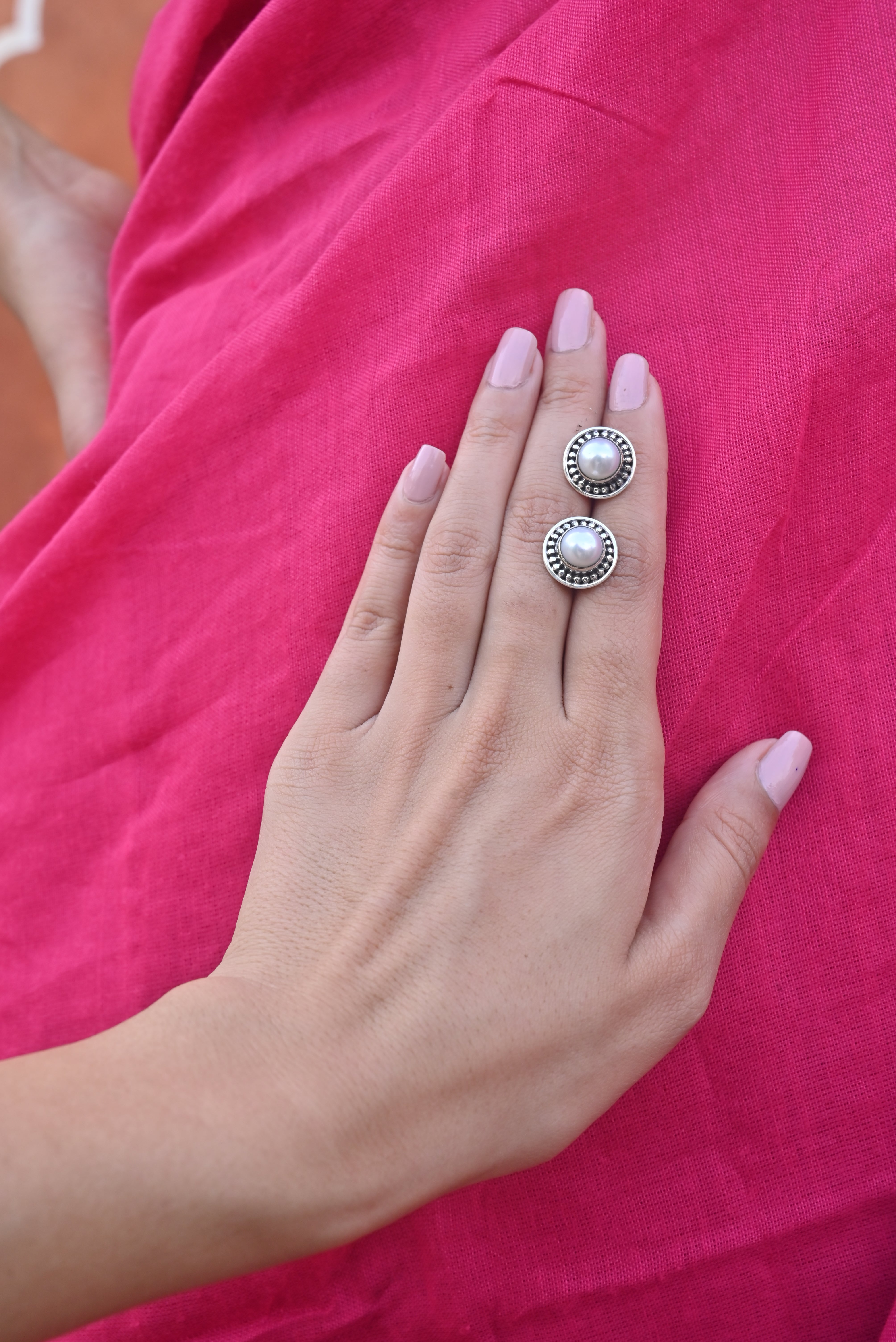 Silver Bindu Studs