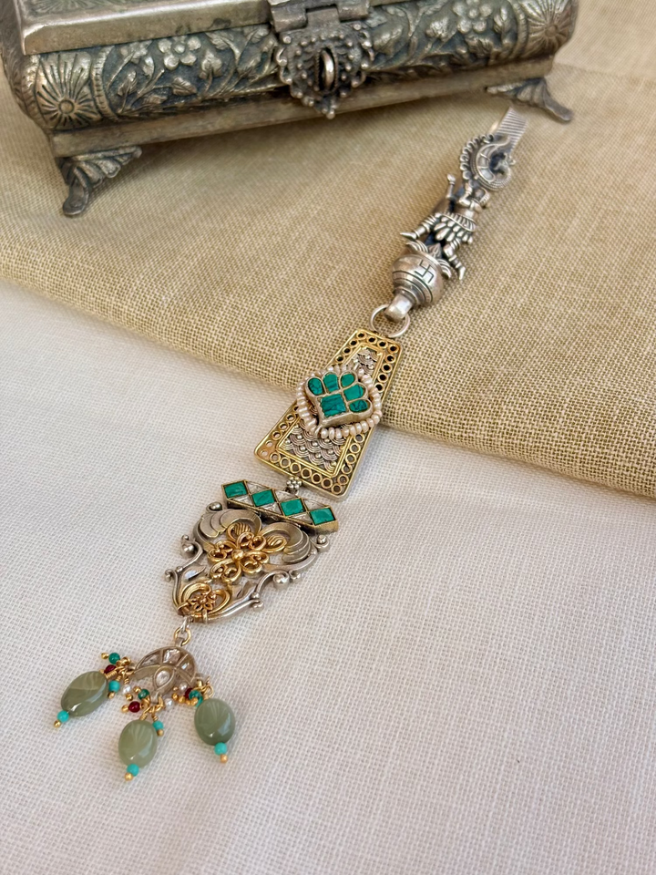 Garden Silver Key Ring