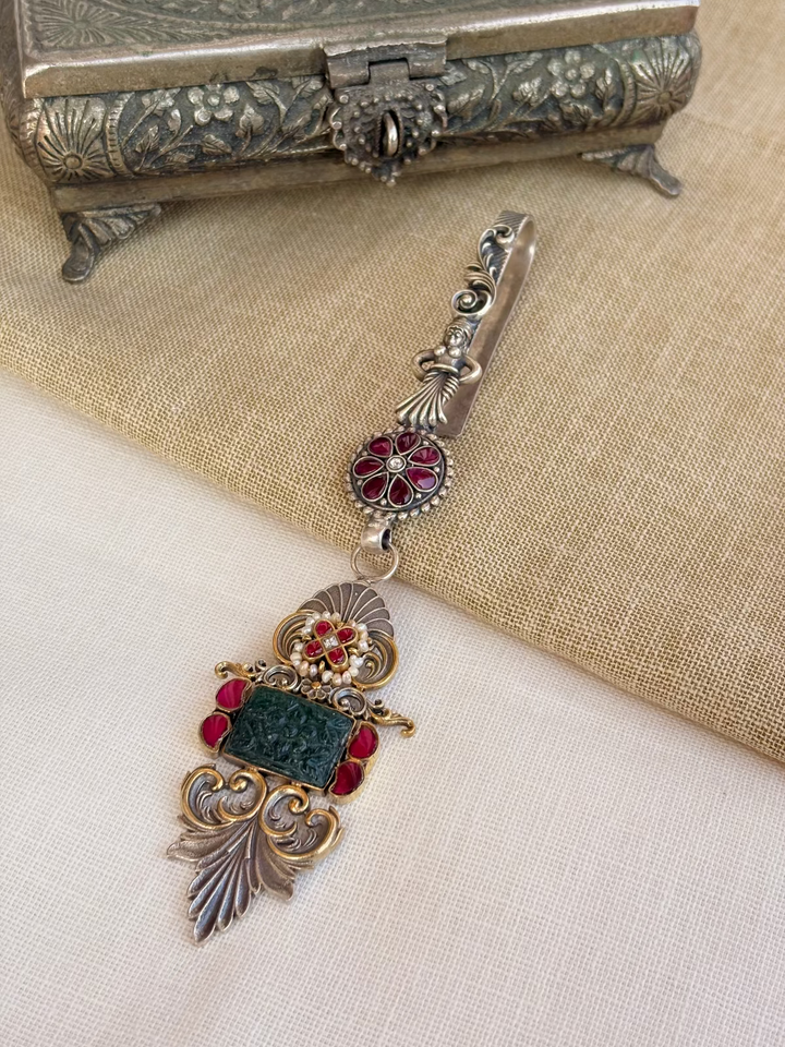 Gulaabi Silver Key Ring