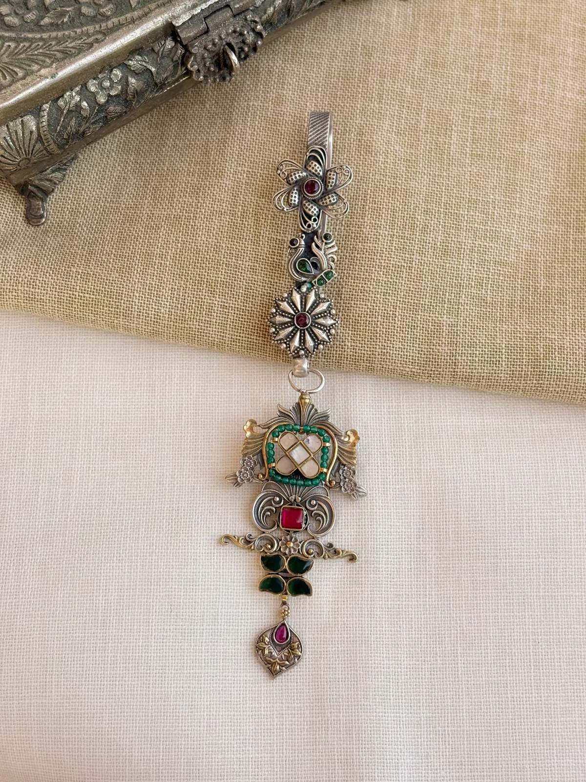 Zariya Silver Key Ring