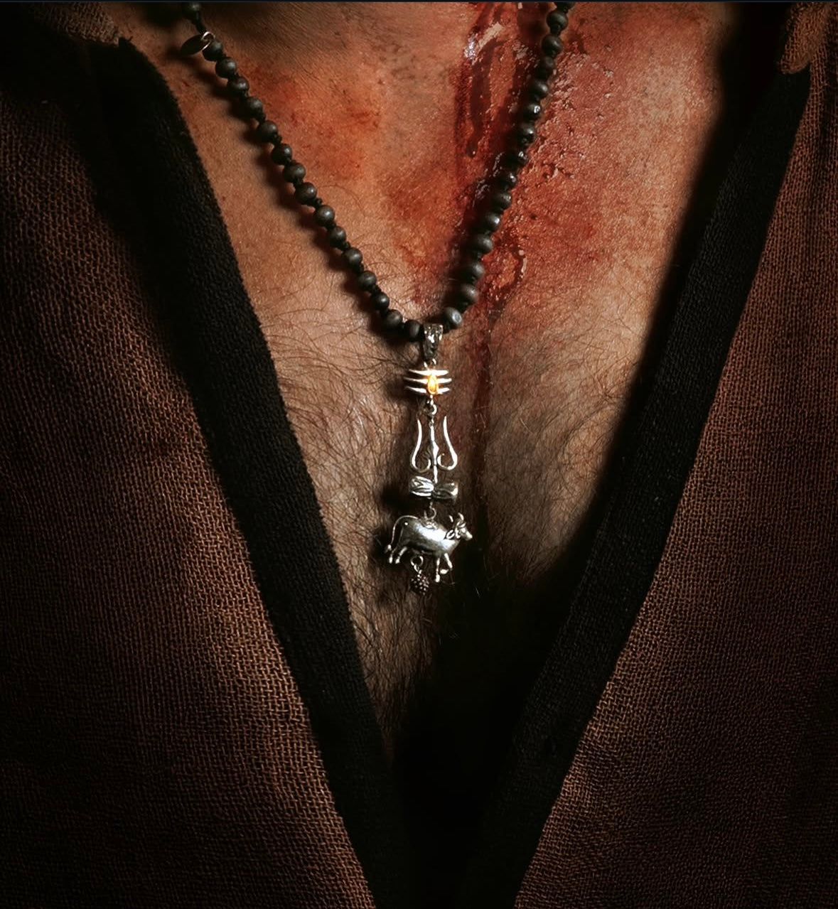 Varanasi Shiva Pure Silver Pendant