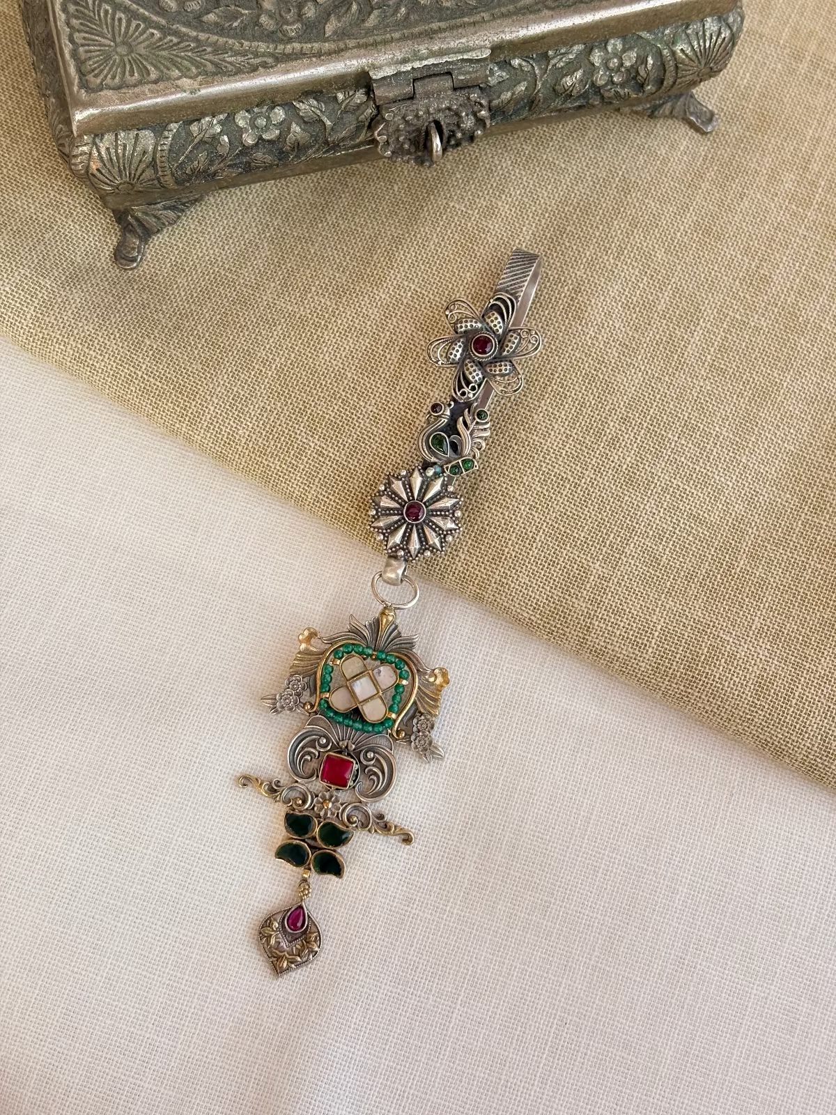 Zariya Silver Key Ring