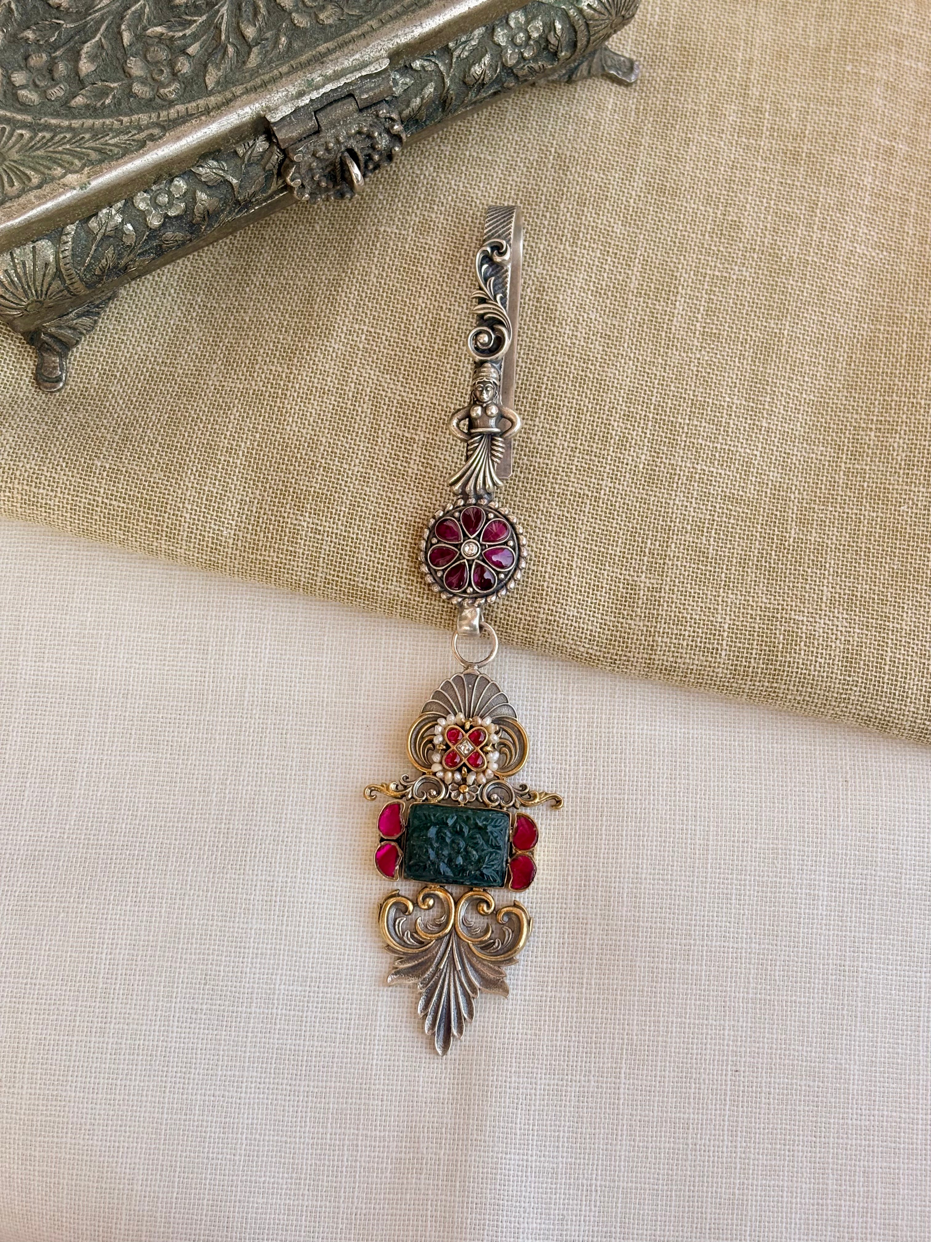 Gulaabi Silver Key Ring