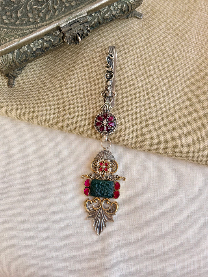 Gulaabi Silver Key Ring