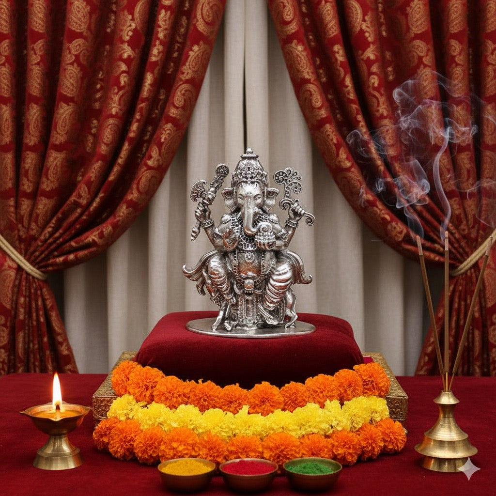Silver Ganpati ji