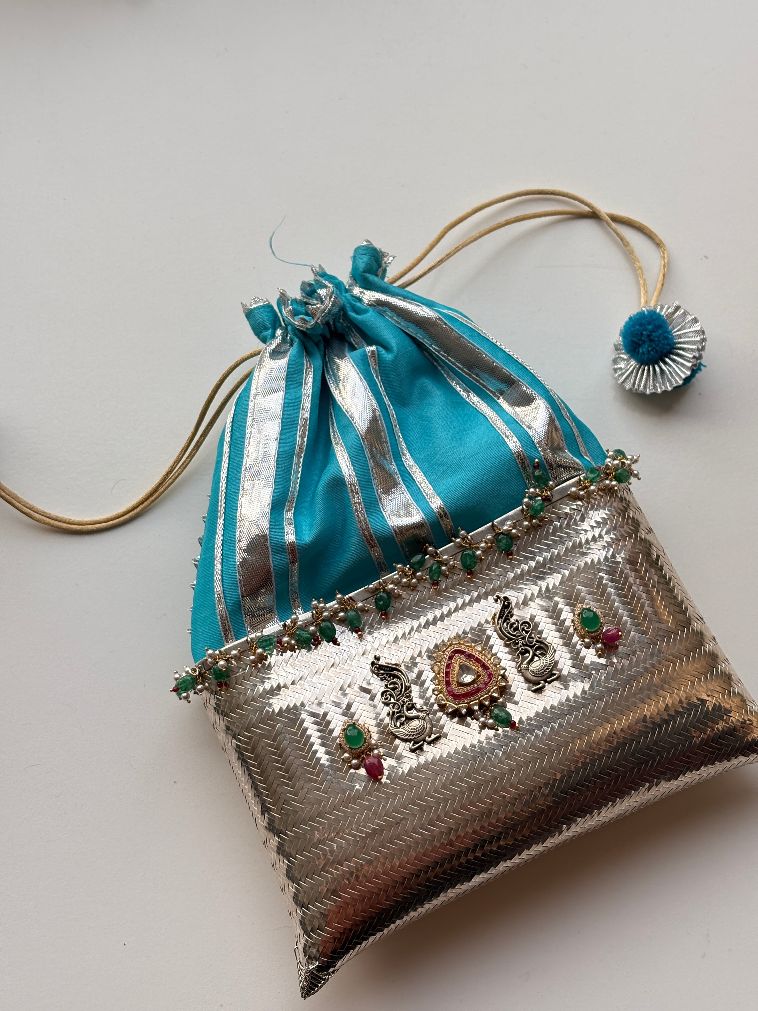 Pure Silver Potli bag