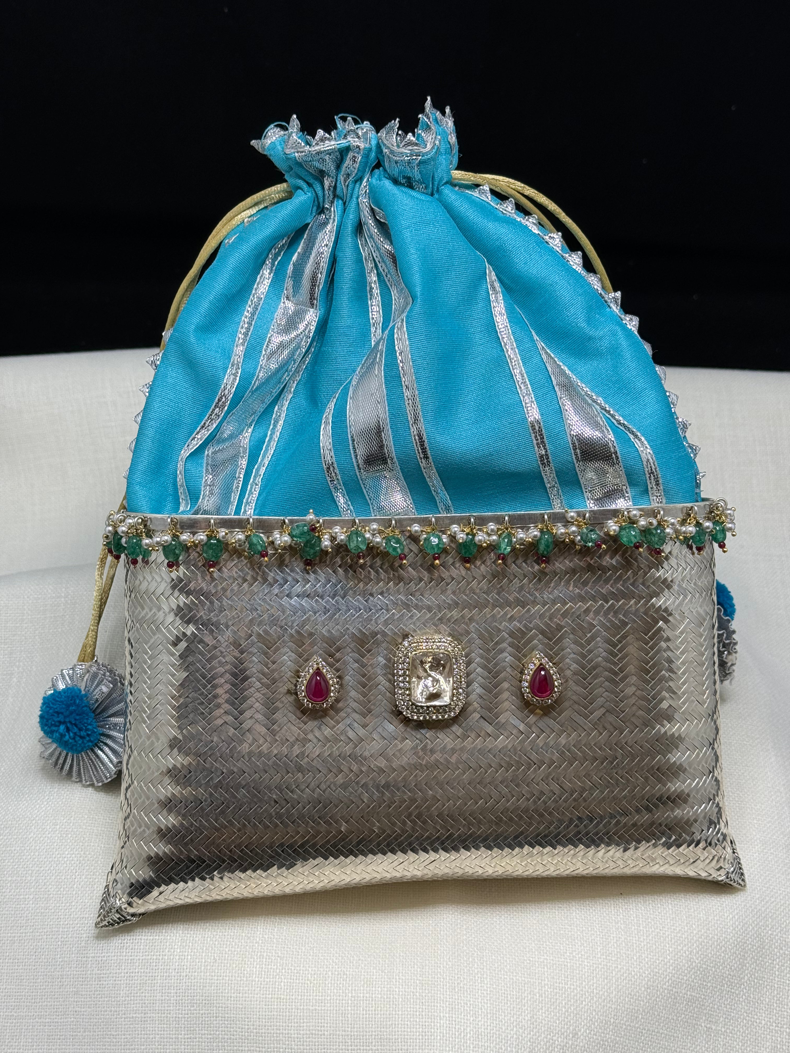 Pure Silver Potli bag