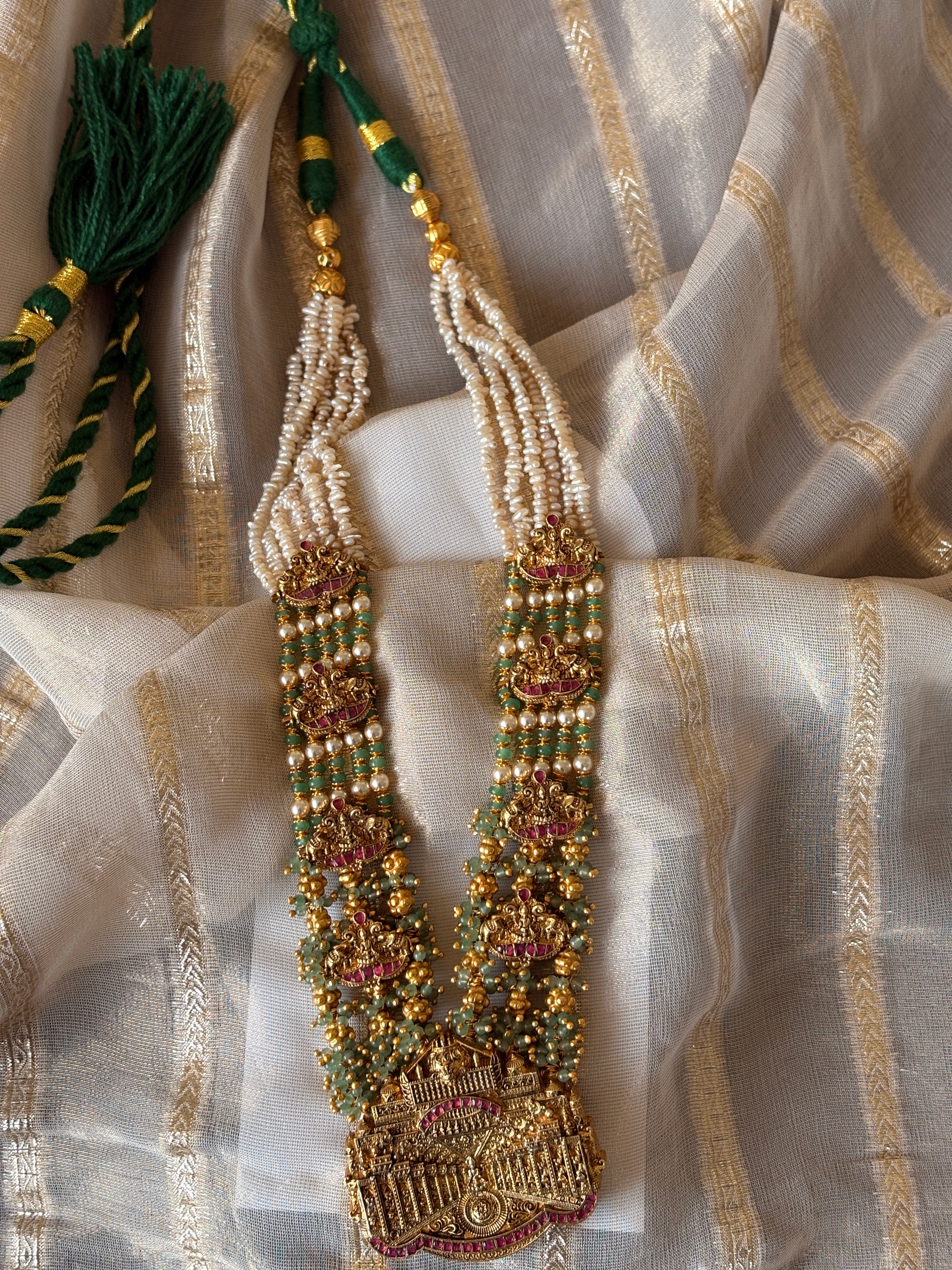 Red Temple Nagas Necklace