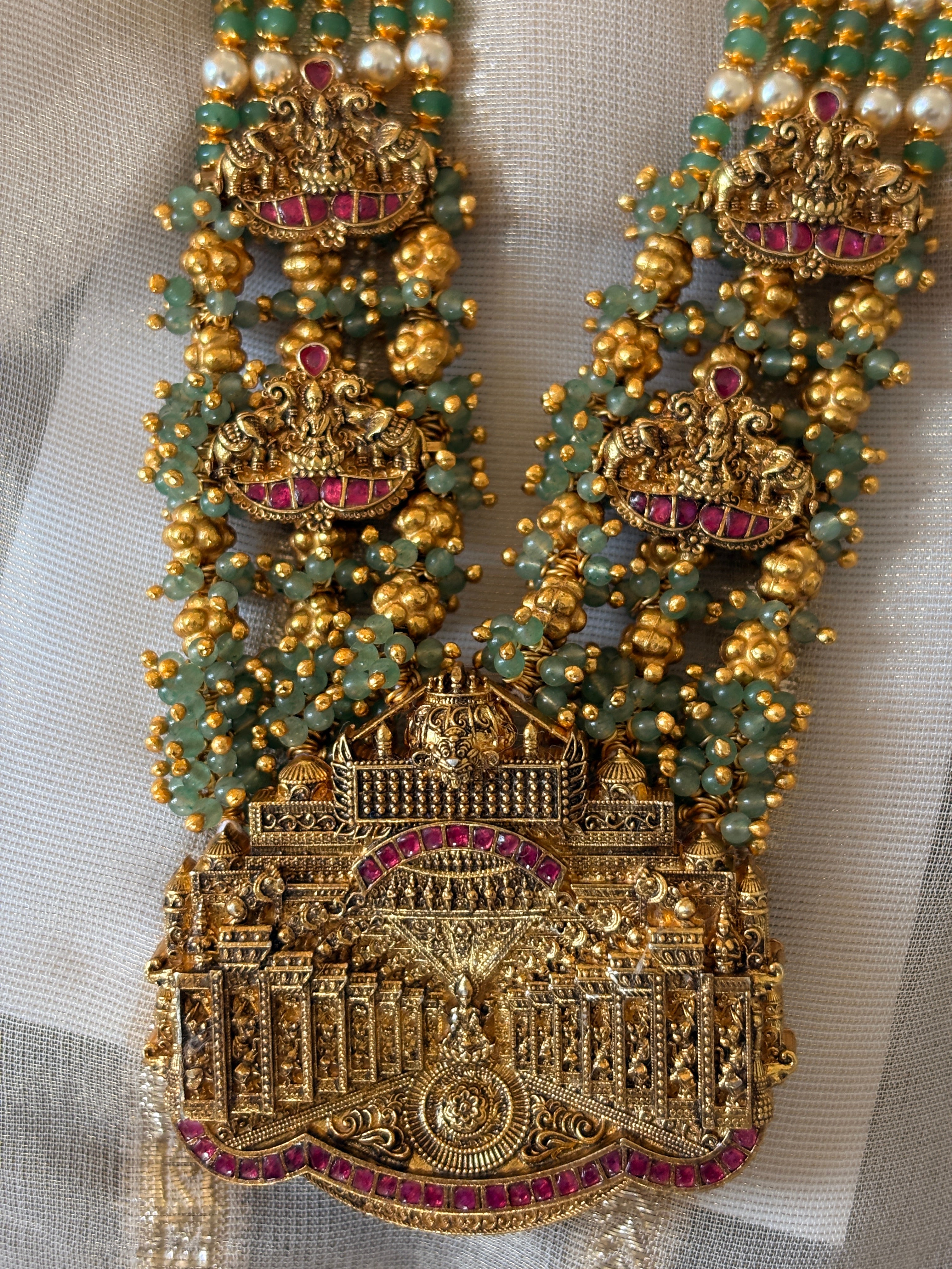 Red Temple Nagas Necklace