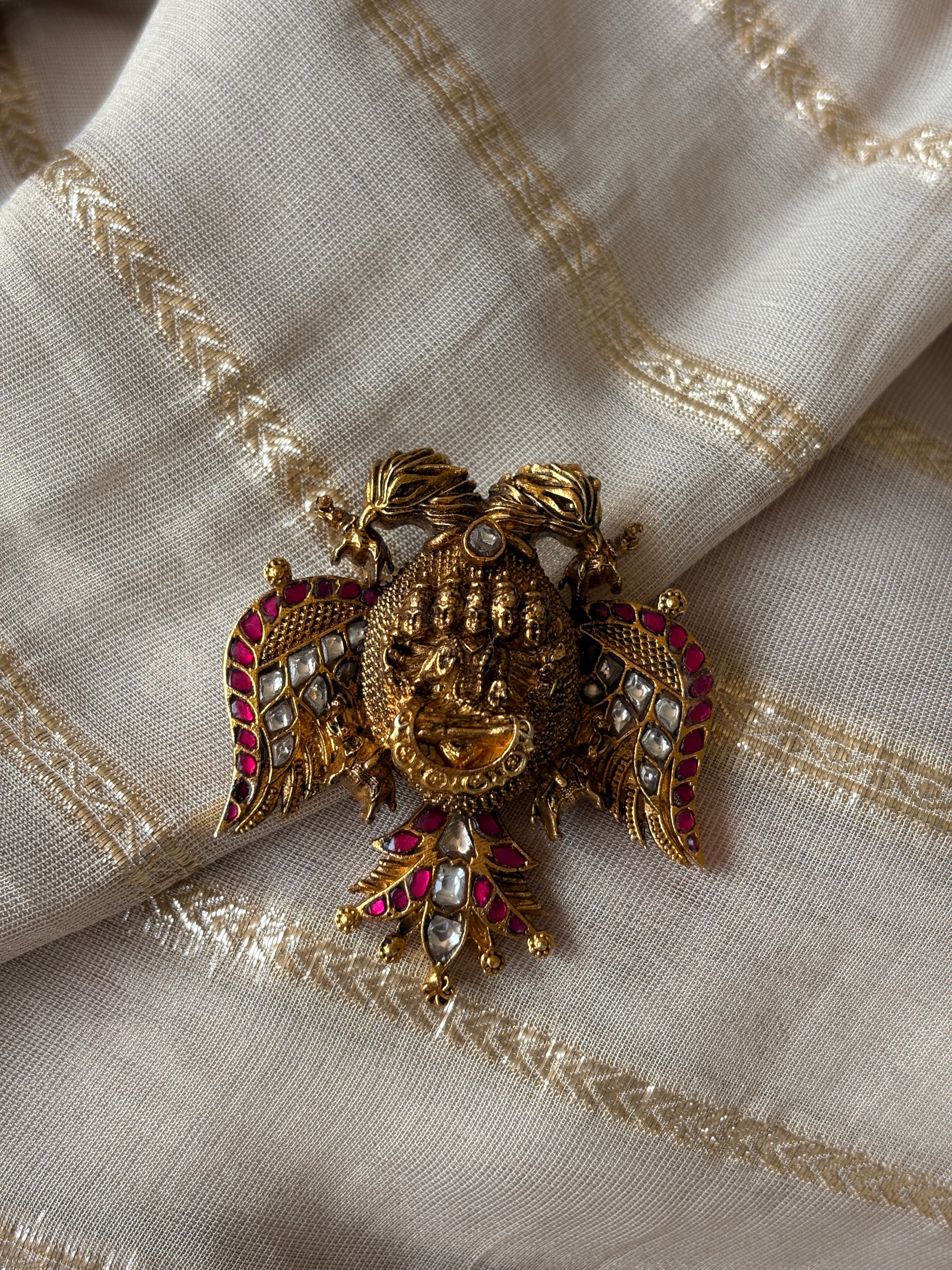 Exclusive Garuda Kundan Nagas Pendant