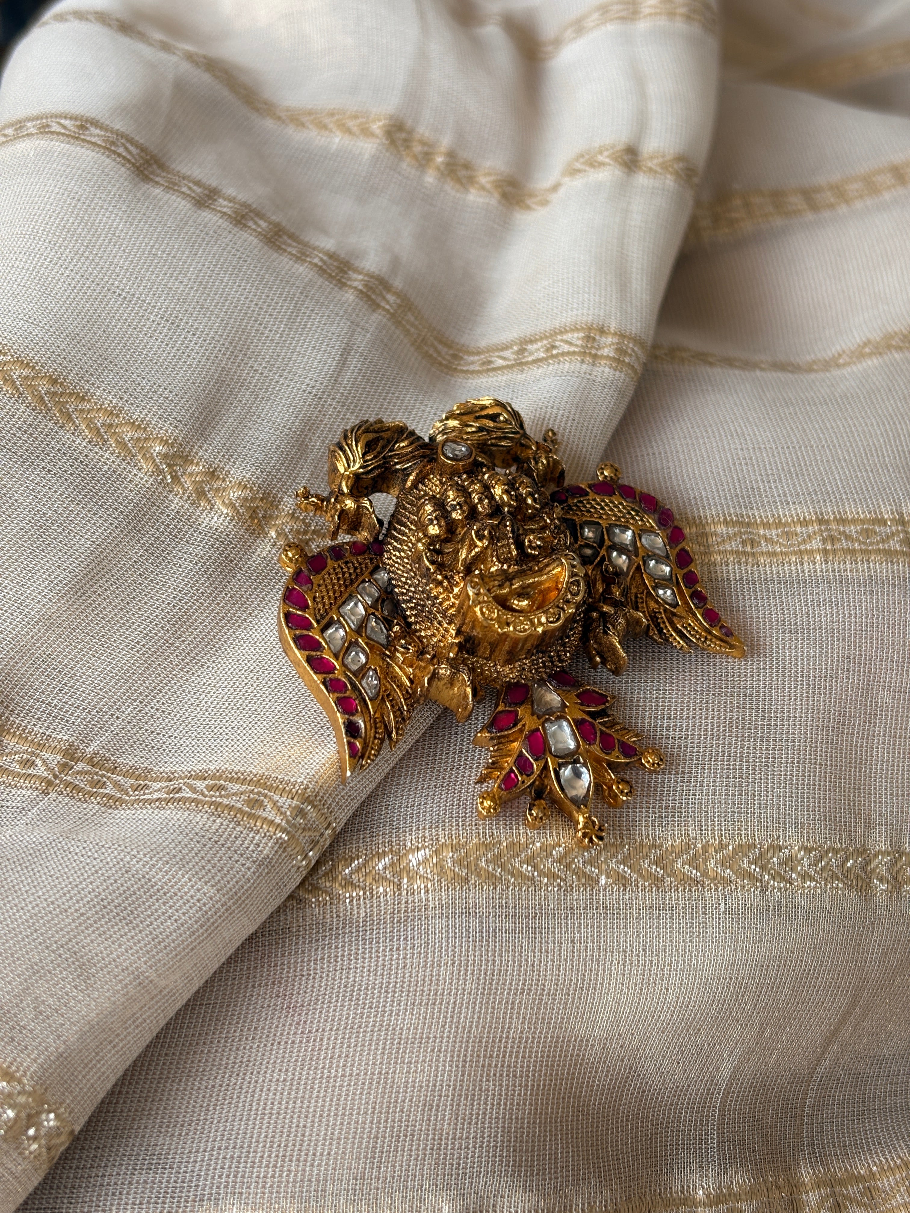 Exclusive Garuda Kundan Nagas Pendant