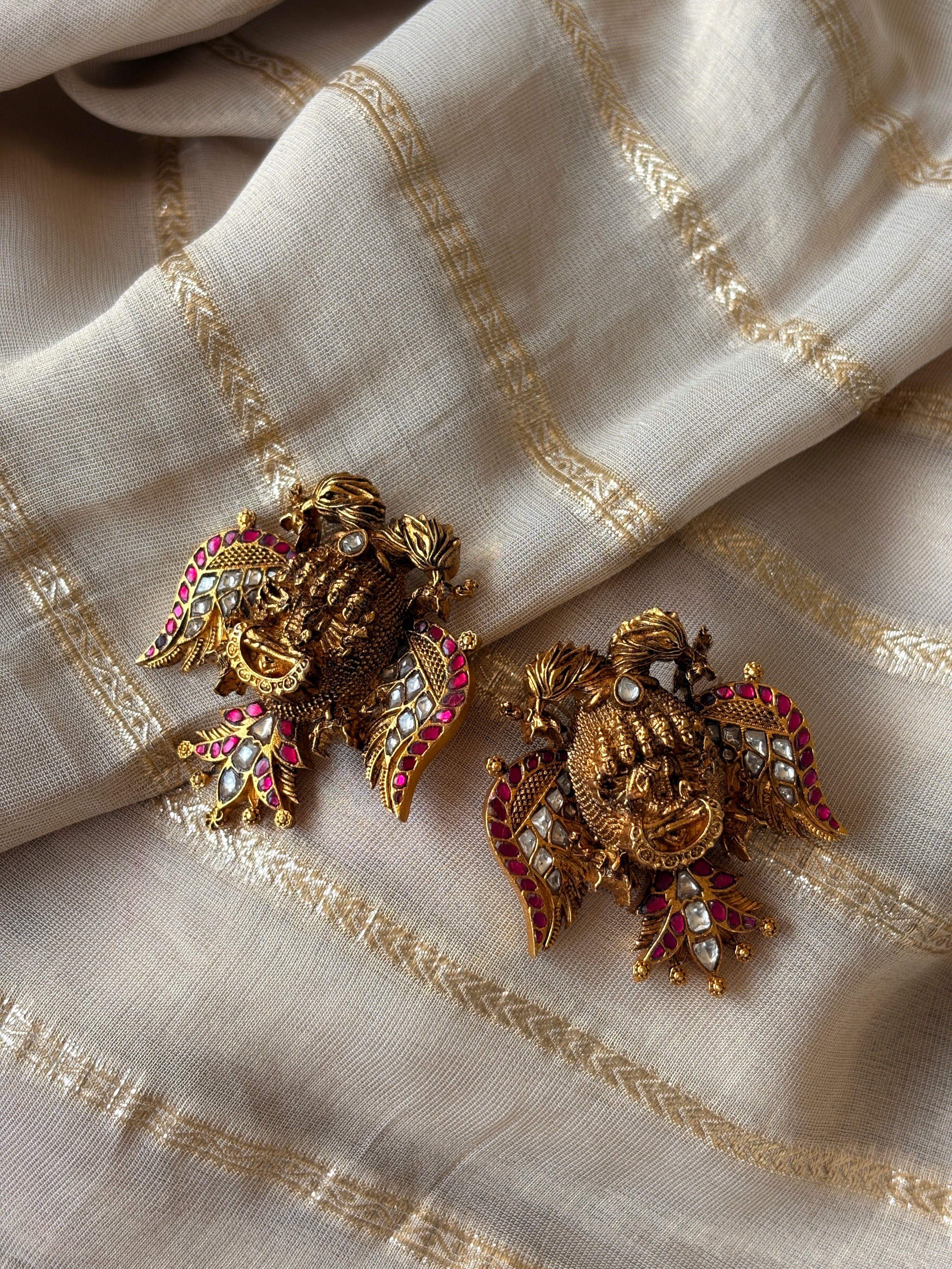 Exclusive Garuda Kundan Nagas Pendant