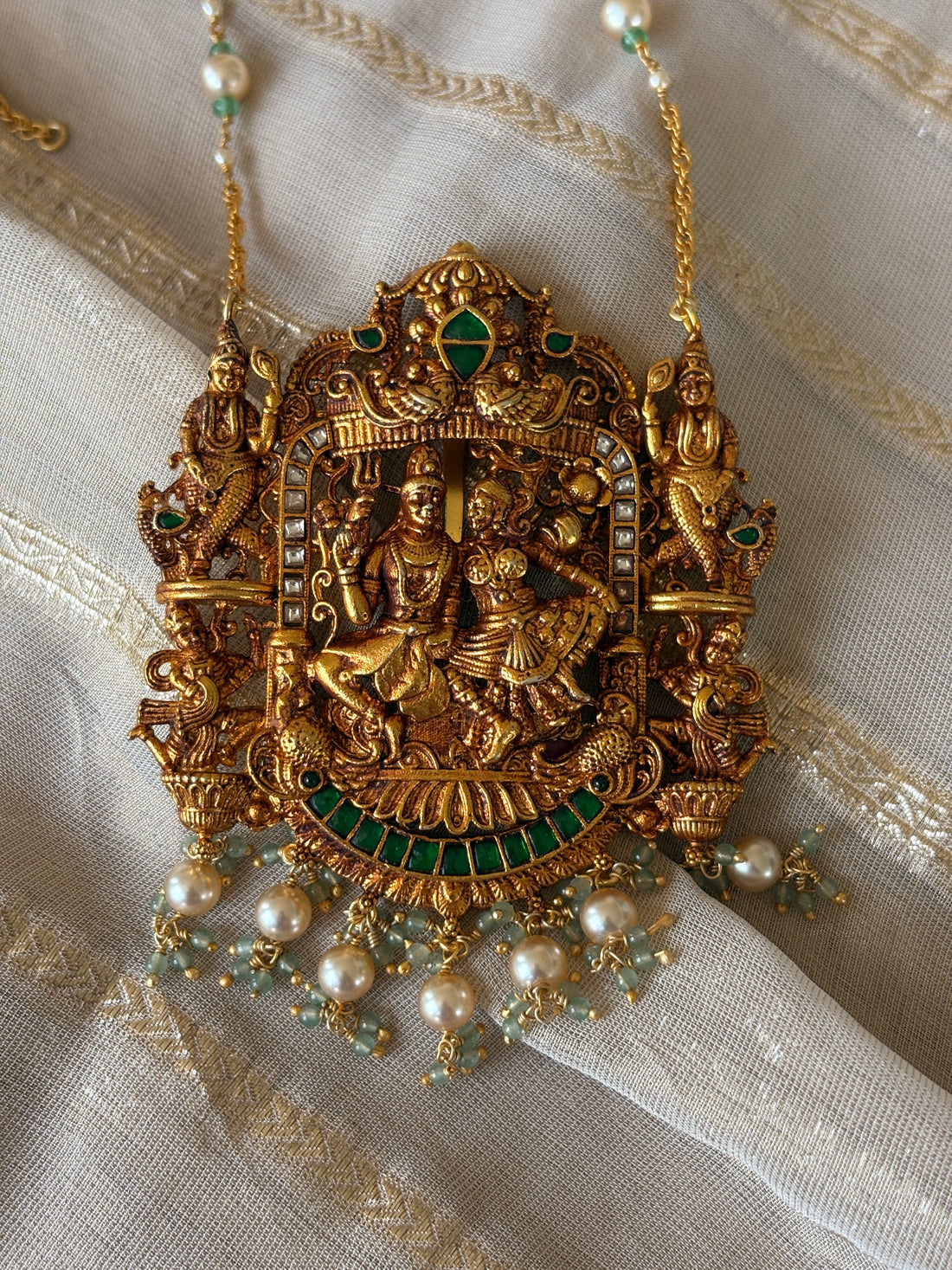 Shiv Parvati Nagas Necklace