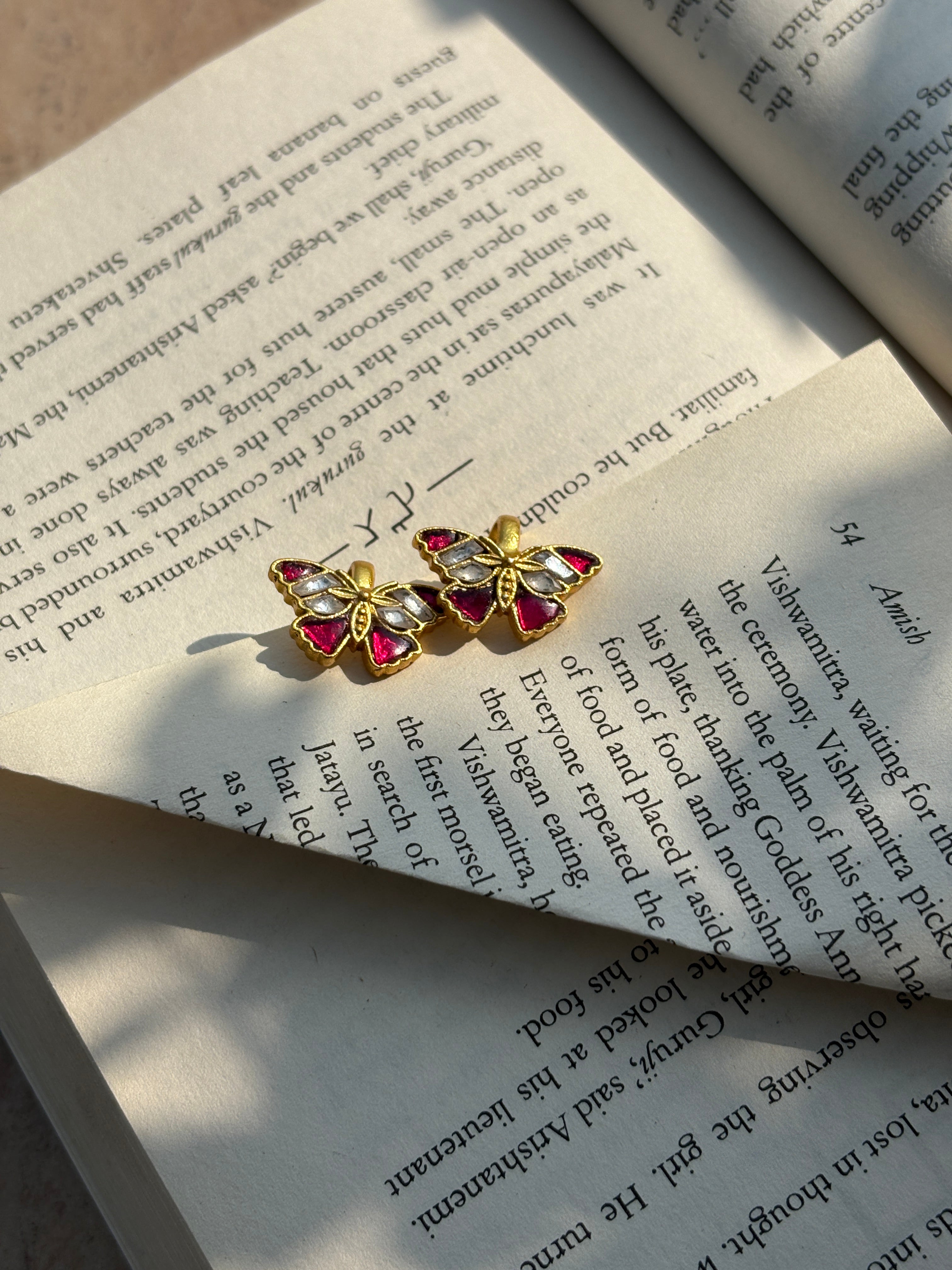 Butterfly Gold Finish Ear-Cuff