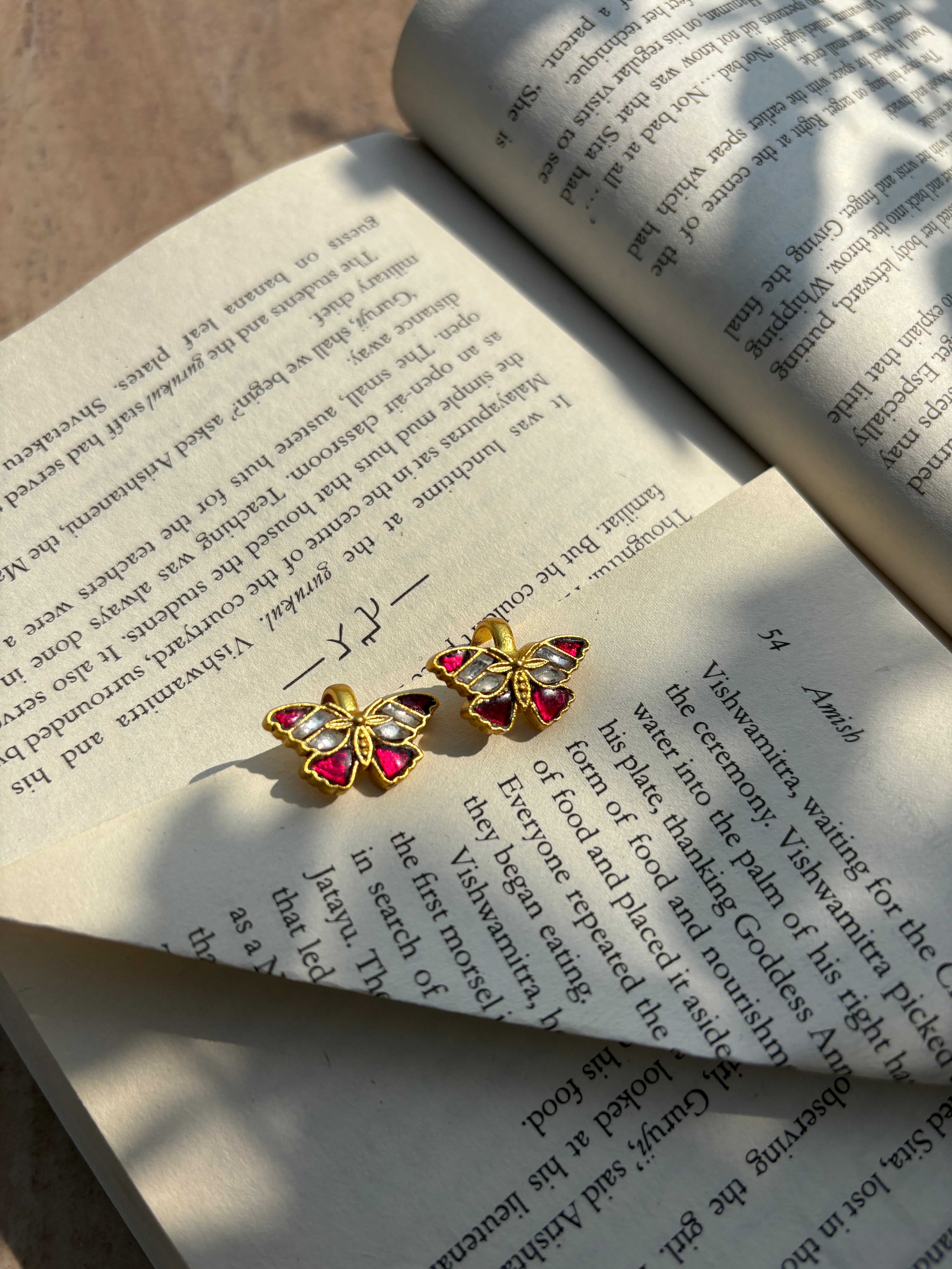 Butterfly Gold Finish Ear-Cuff