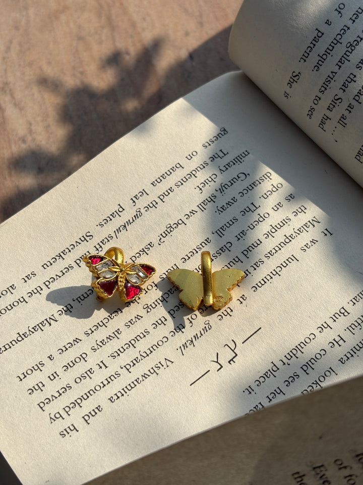 Butterfly Gold Finish Ear-Cuff