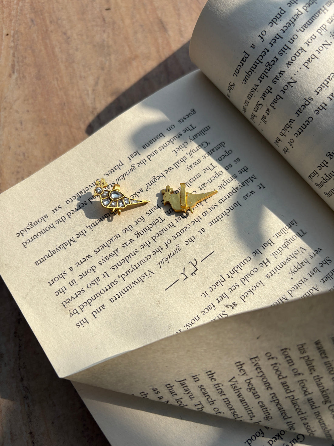 Chidiya Gold Finish Ear-Cuff