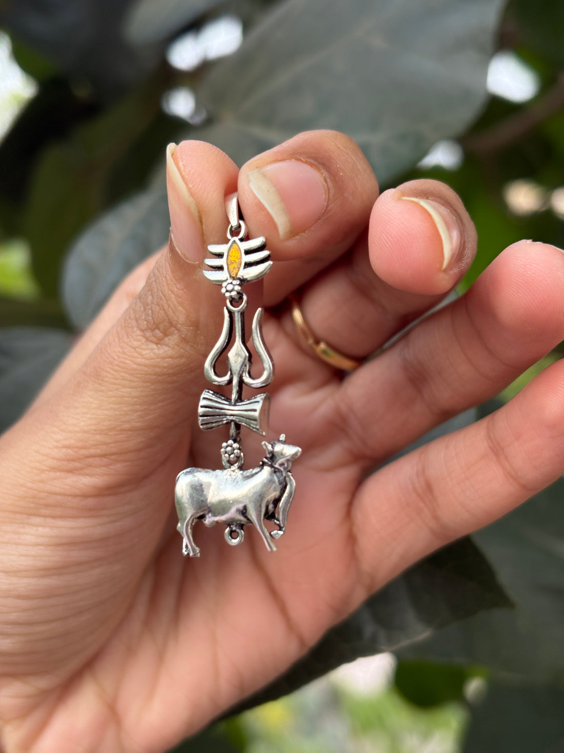 Varanasi Shiva Pure Silver Pendant